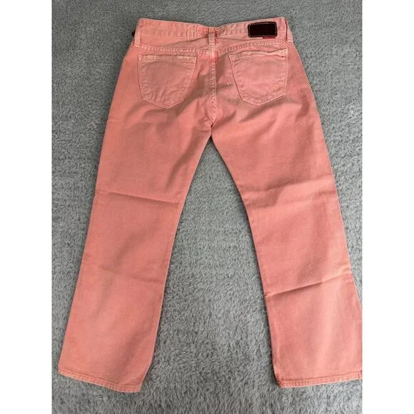 Big Star Womens Pink Capri Pants NWT Size 24 Made In USA Cotton Blend - Picture 2 of 12